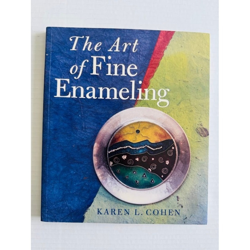The Art of Fine Enameling Karen L Cohen Paperback Instructional Jewelry Book
